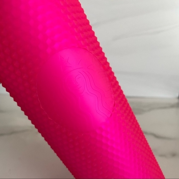 Starbucks Summer 2021 Neon Pink Studded Tumbler NWT - Picture 2 of 6